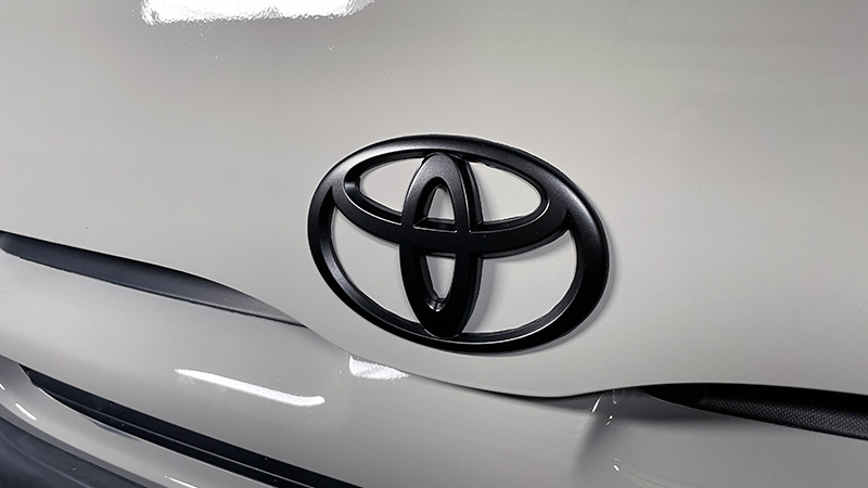 塗装エンブレム取り付け状態