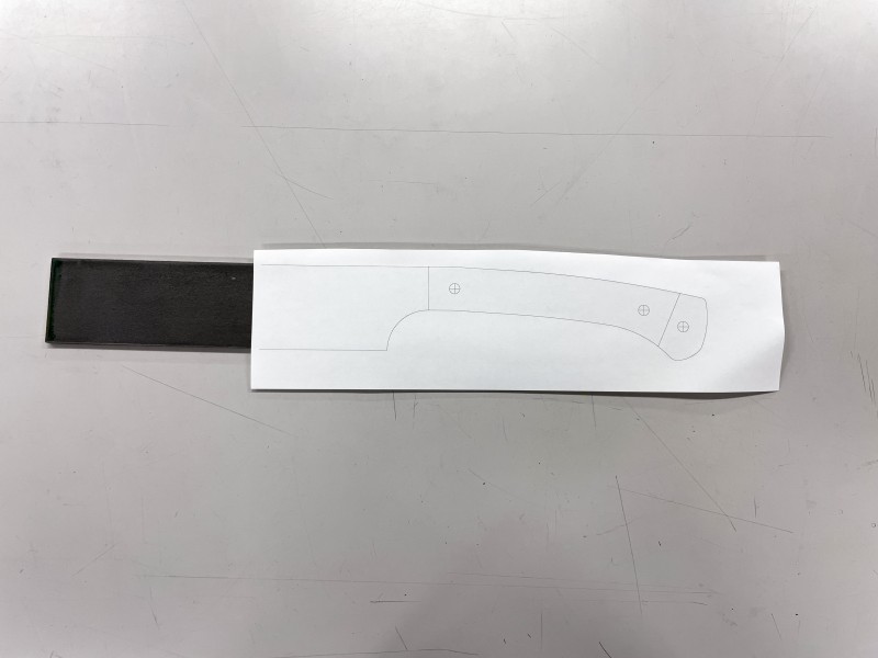 ブレードピン穴位置決め