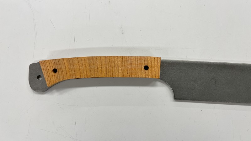 ハンドル材穴あけ2